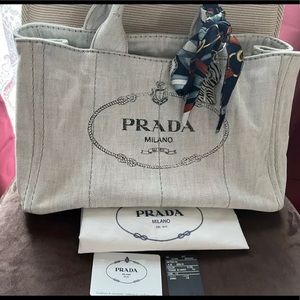 Authentic Prada Canapa Bag